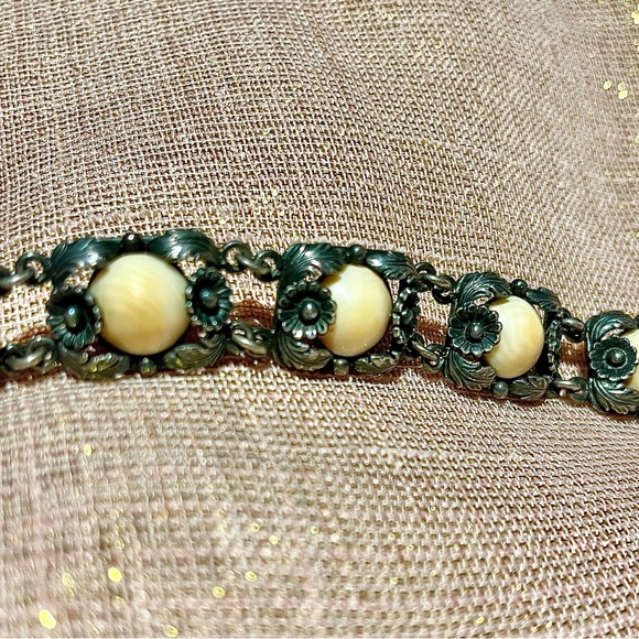 Vtg MCM Nils Erik Sterling silver link bracelet - Picture 6 of 10